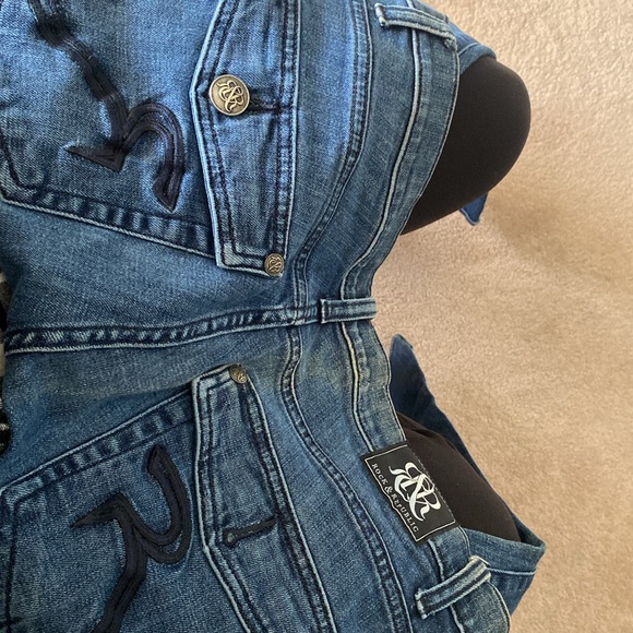 Rock & Republic women’s boot cut Jean, medium wash size 14 - Picture 8 of 8